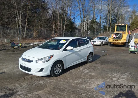 2013 Hyundai Accent Gs from USA, damaged, VIN KMHCT5AE1DU083816